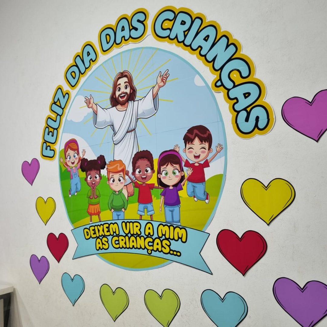 PAINEL E LEMBRANCINHA DEIXEM VIR A MIM AS CRIANÇAS – Edificação Kids ...
