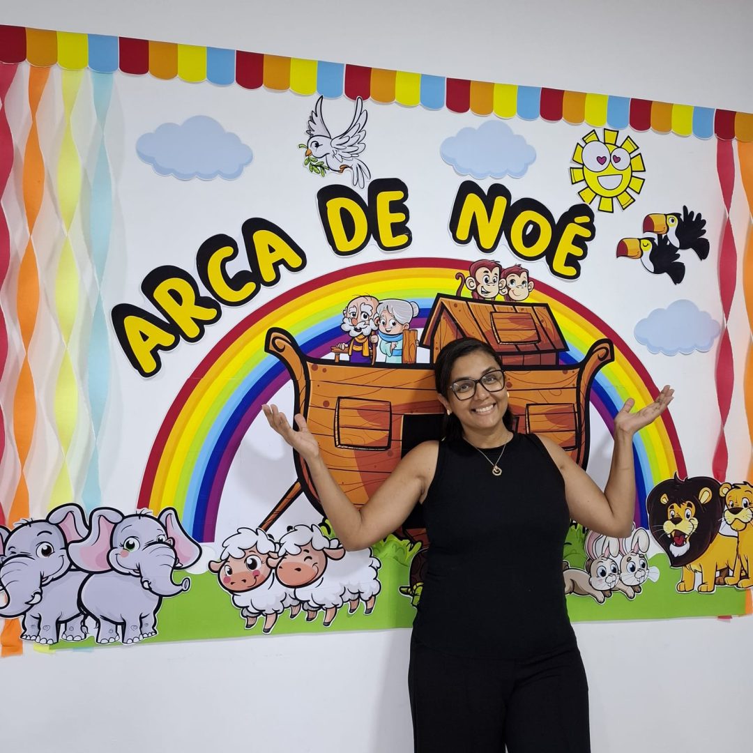 PAINEL ARCA DE NOÉ 🌈🦁🐒🦓