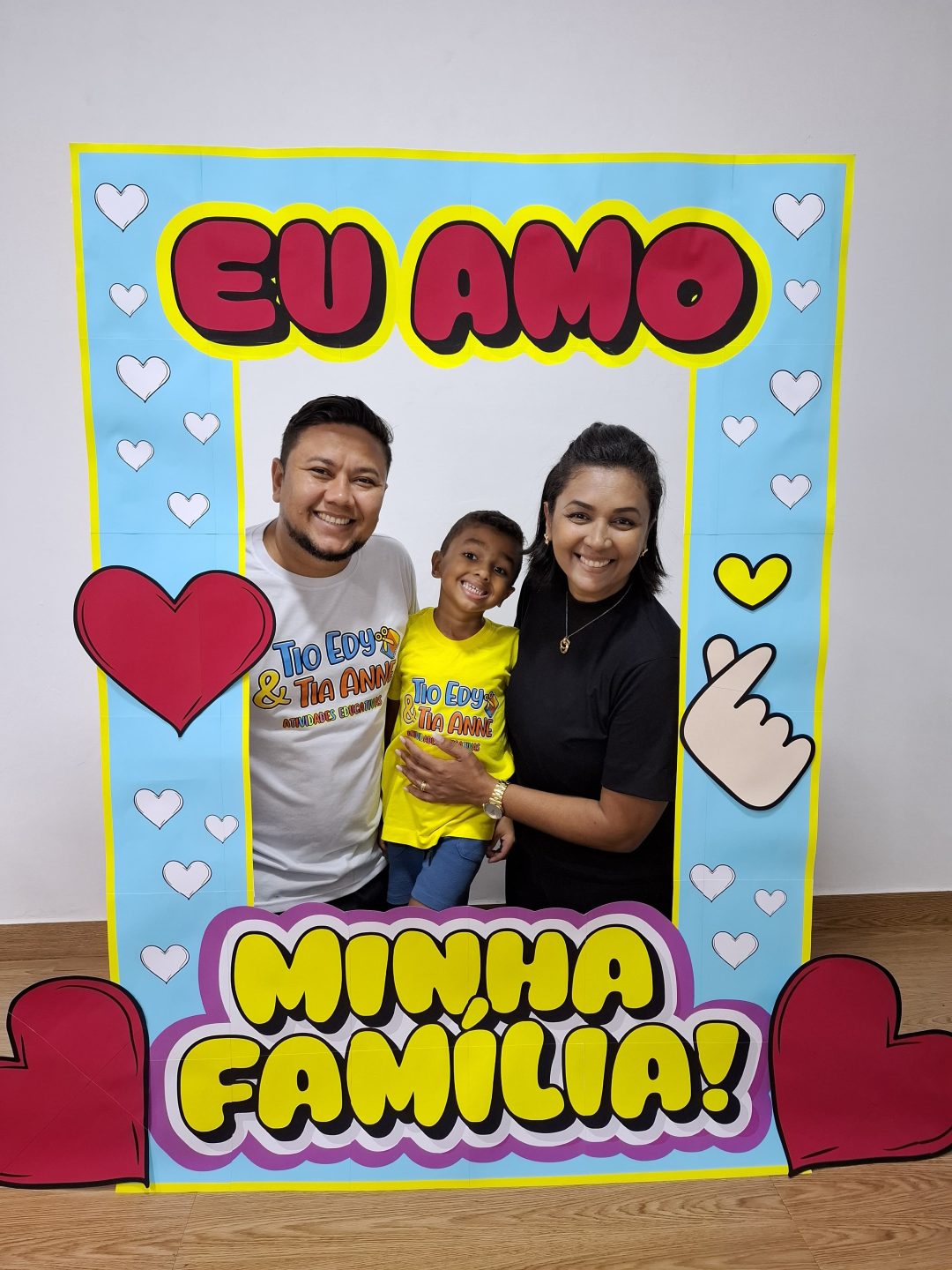 Moldura gigante “Eu amo minha família” – Edificação Kids – Recursos ...