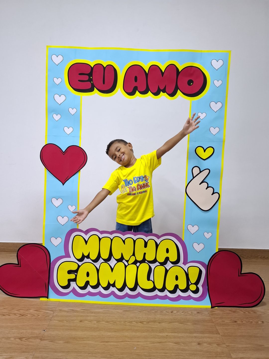 Moldura gigante “Eu amo minha família” – Edificação Kids – Recursos ...