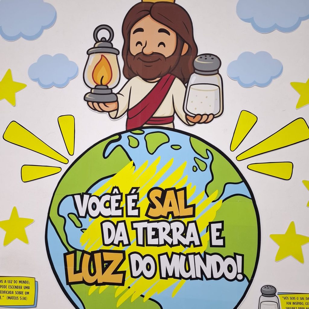 SAL DA TERRA E LUZ DO MUNDO – PAINEL E DESENHOS PARA COLORIR ...