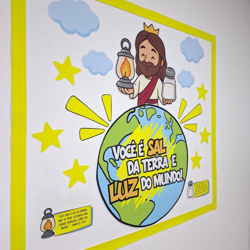 SAL DA TERRA E LUZ DO MUNDO – PAINEL E DESENHOS PARA COLORIR ...