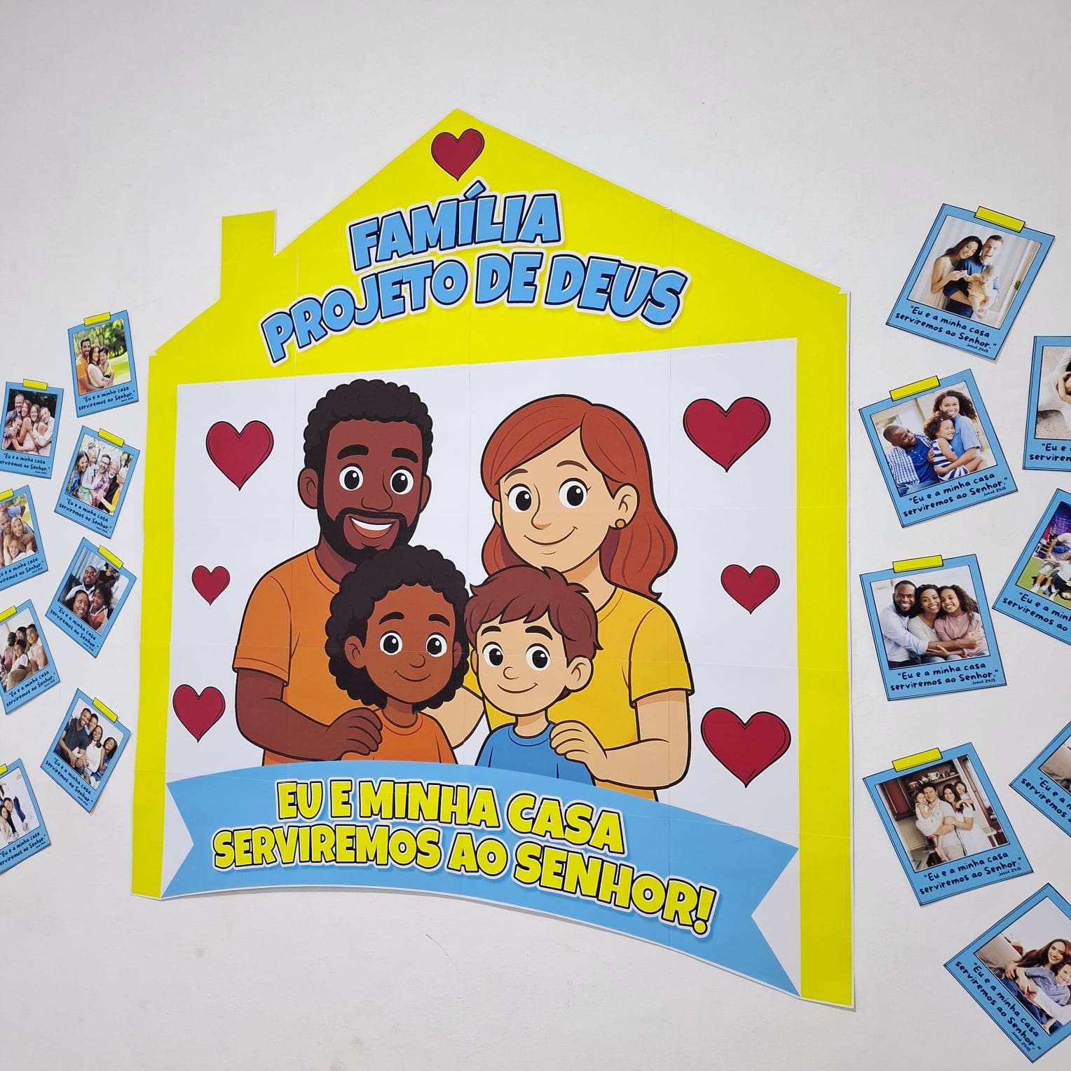 Painel Família Projeto De Deus Edificação Kids Recursos Bíblicos