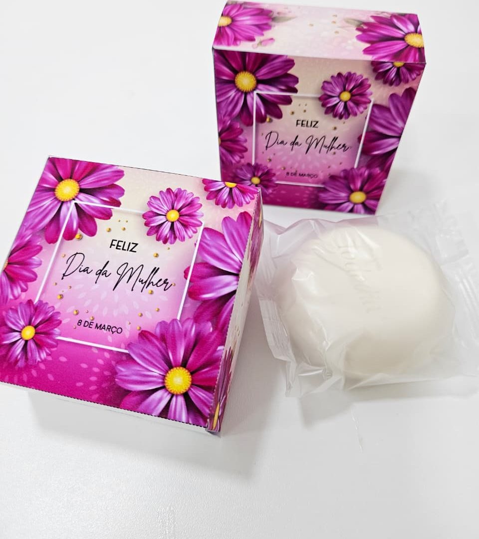 CAIXINHA DE SABONETE DIA DA MULHER