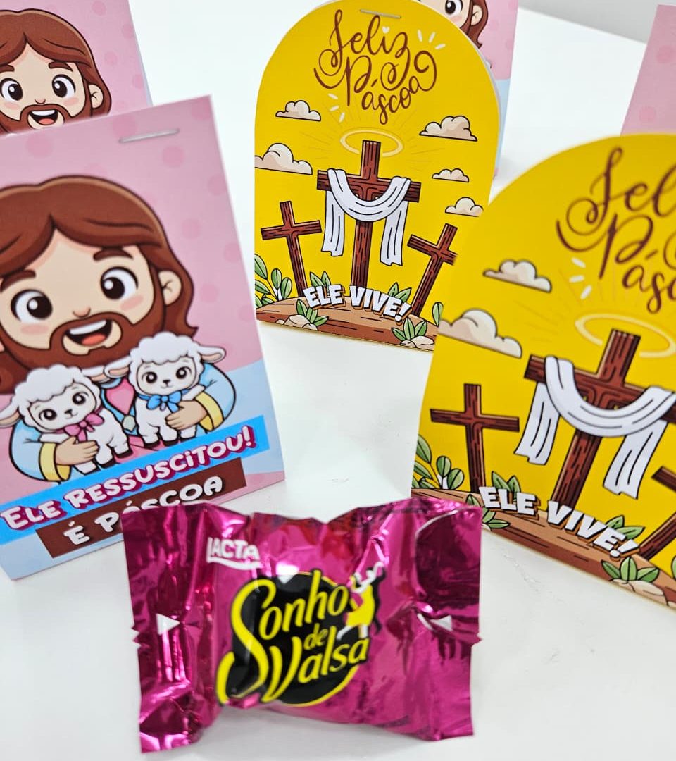 LEMBRANCINHA DE PÁSCOA - PORTA BOMBOM