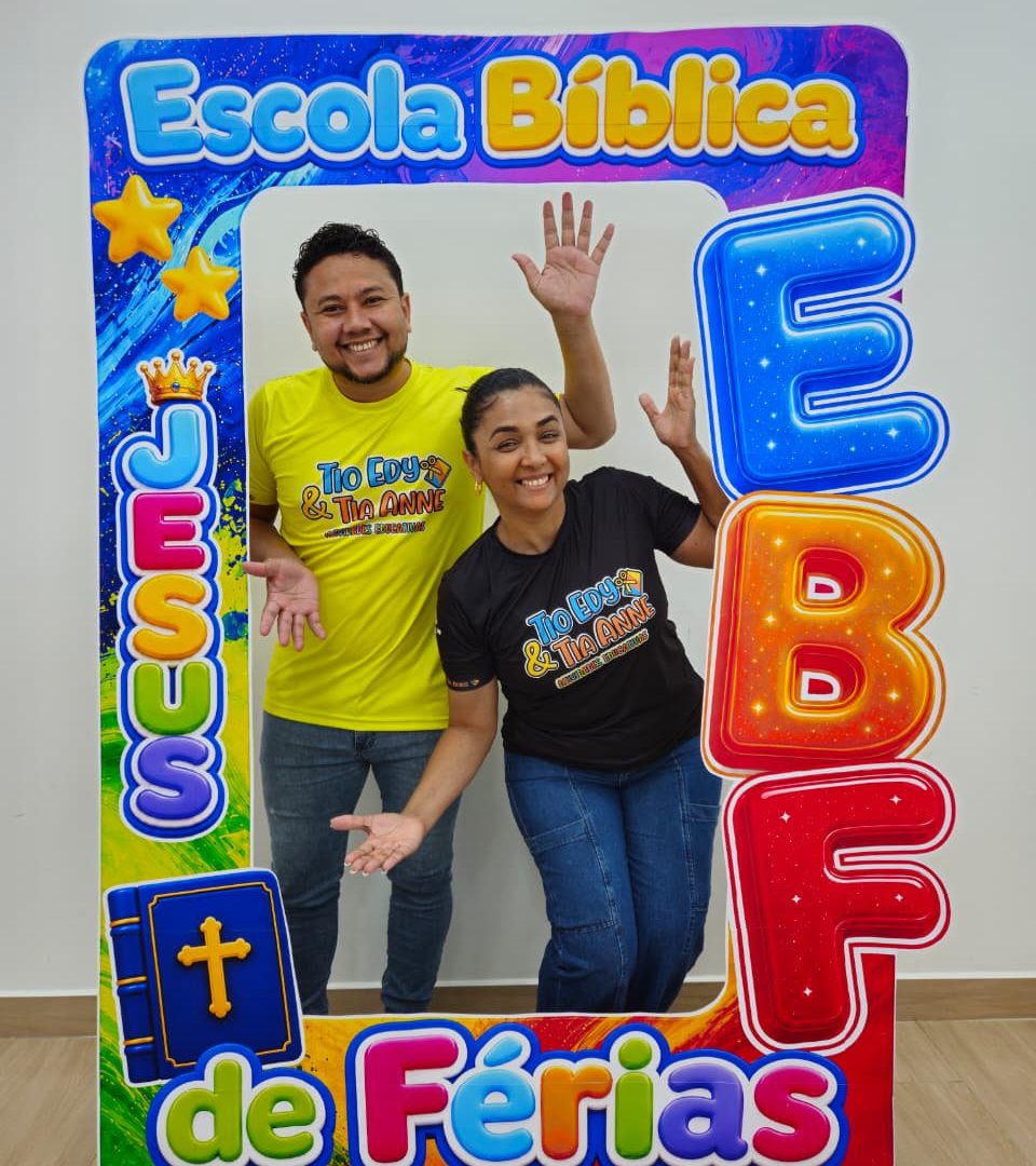 MOLDURA GIGANTE COLORIDA EBF - ESCOLA BÍBLICA DE FÉRIAS